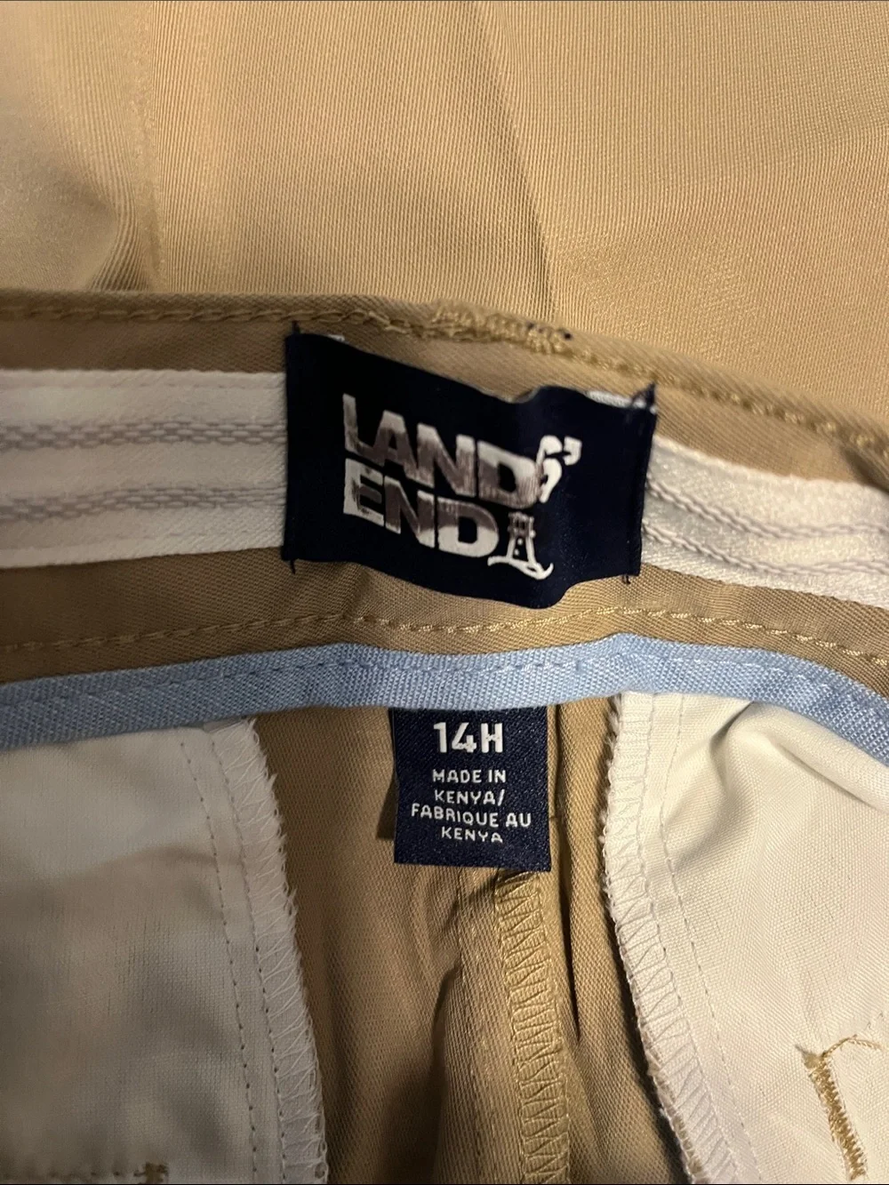 Boys Size 14 Husky Active Chino Shorts School Uniform